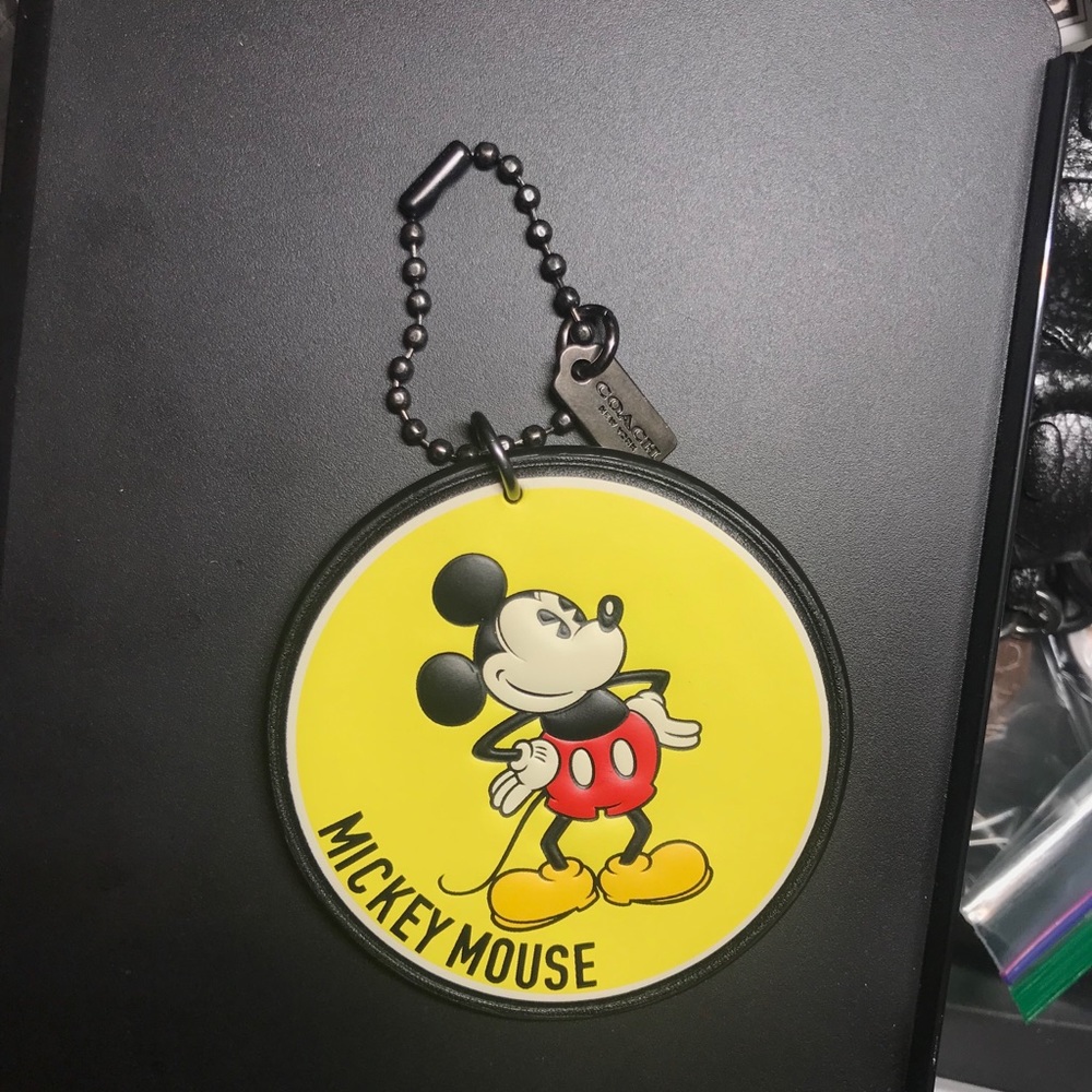 Coach X Mickey Keychain
